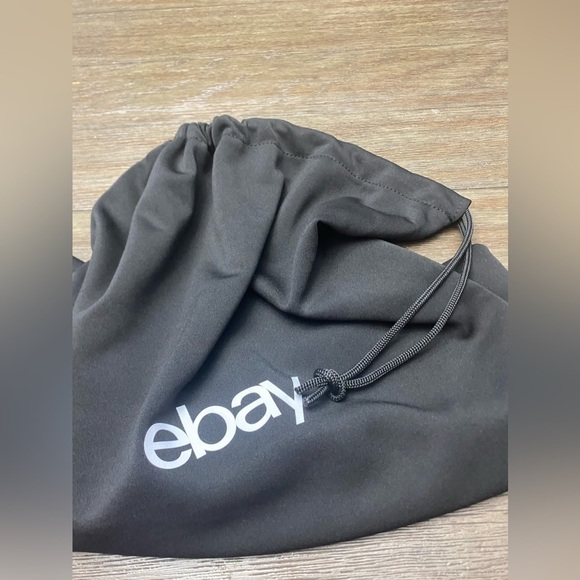 EBay Branded Dust Bag Black Stretch Fabric Storage w/ Drawstring LG 24" x 19" - Picture 2 of 4